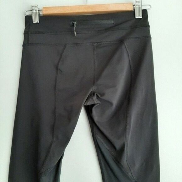 LULULEMON Inspire Crop II 2 Luxtreme Black Tight Athletic Leggings Sz 4 - Picture 9 of 14
